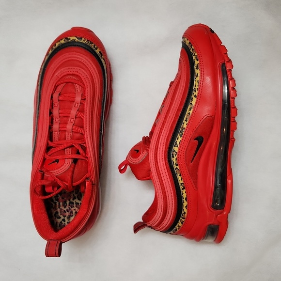 Nike Shoes - Nike Air Max 97 Red Leopard Print sneakers (womens size 6.5)